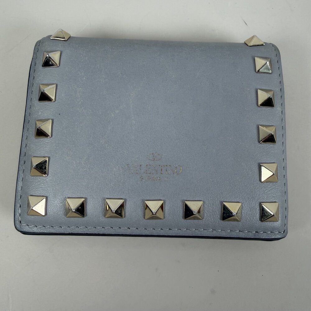 Valentino Garavani Rockstud Flap French Wallet
